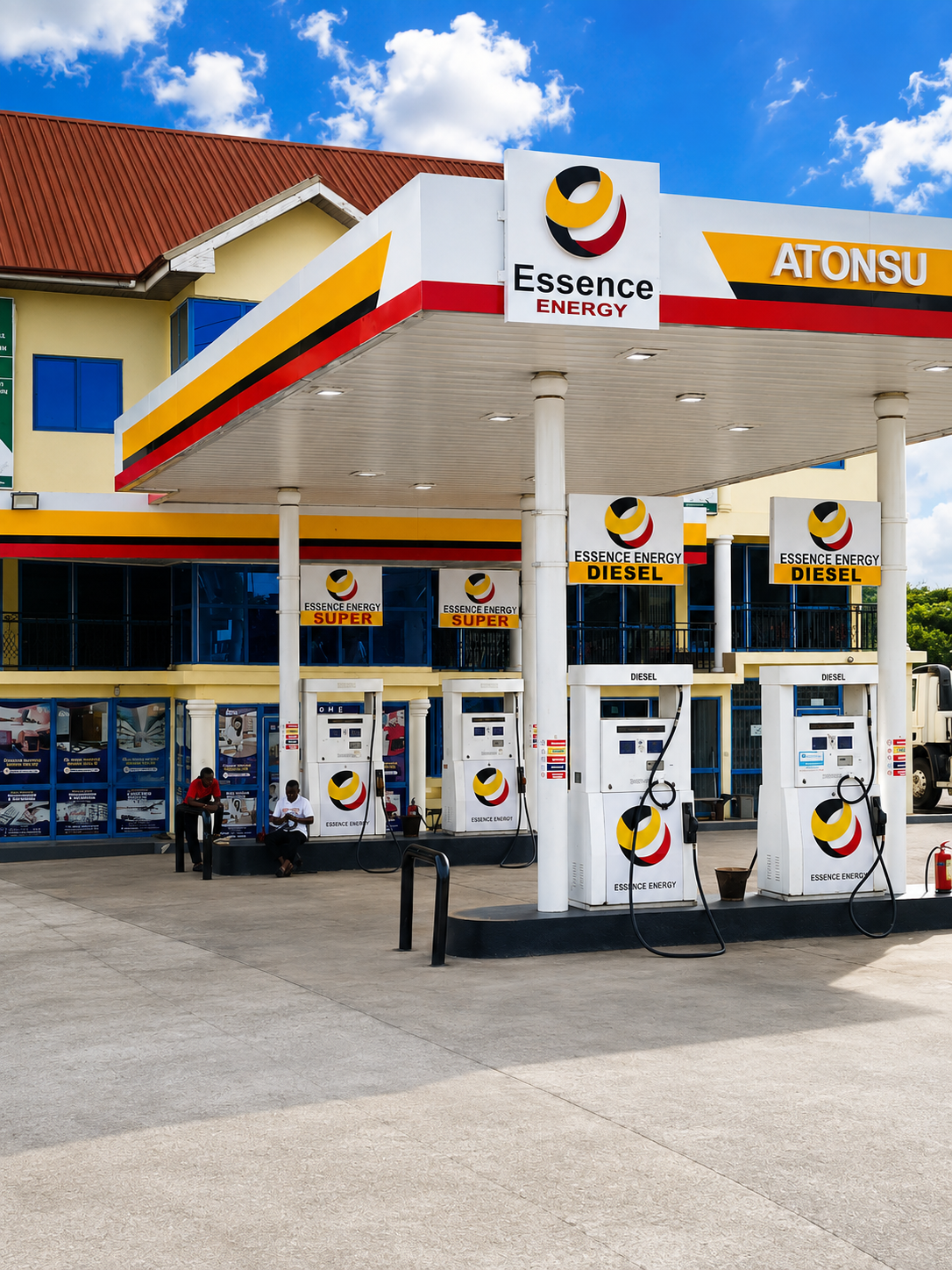 Essence Energy Atonsu fuel station with branded fuel pumps